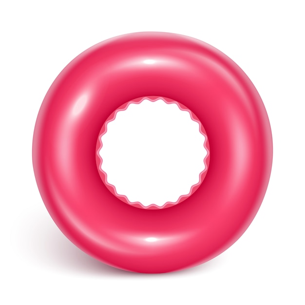 Swimming Circle. Inflatable rubber toy for child safety.