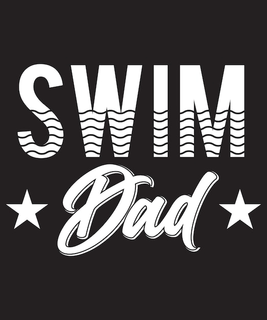 Swin Dad T-shirt design