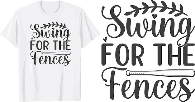 Swing for the Fences svg t shirt design