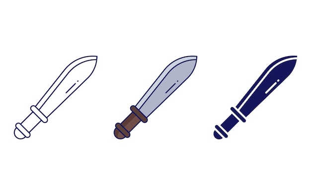 Sword vector icon