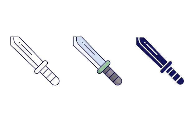 Sword vector icon