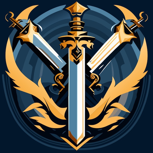 Vector sword vector illustration