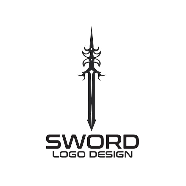 Sword vector logo design