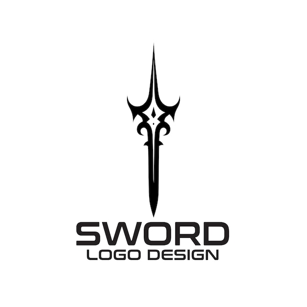 Sword vector logo design