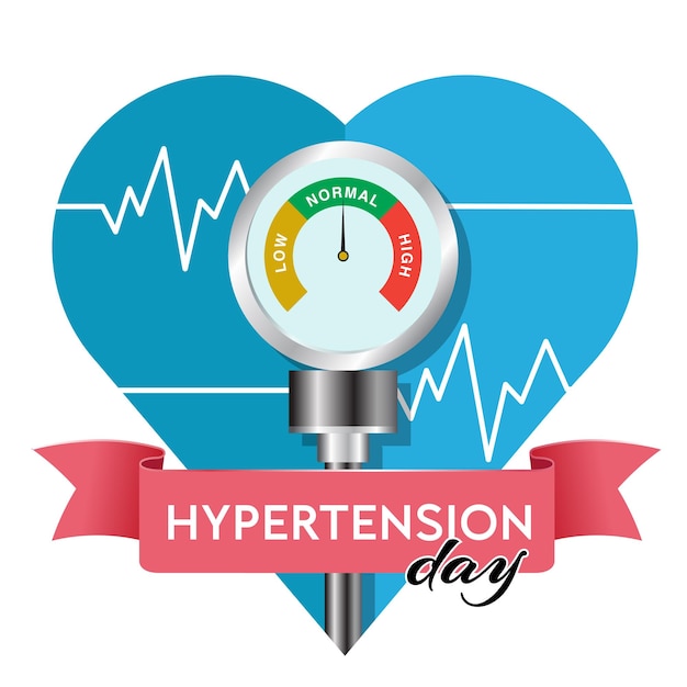 A symbol of hypertension day