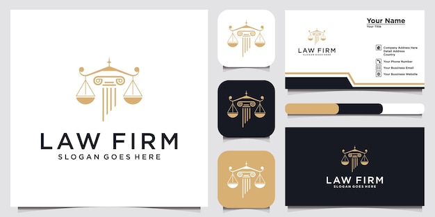 Symbol lawyer attorney advocate template linear  shield sword law legal firm security company