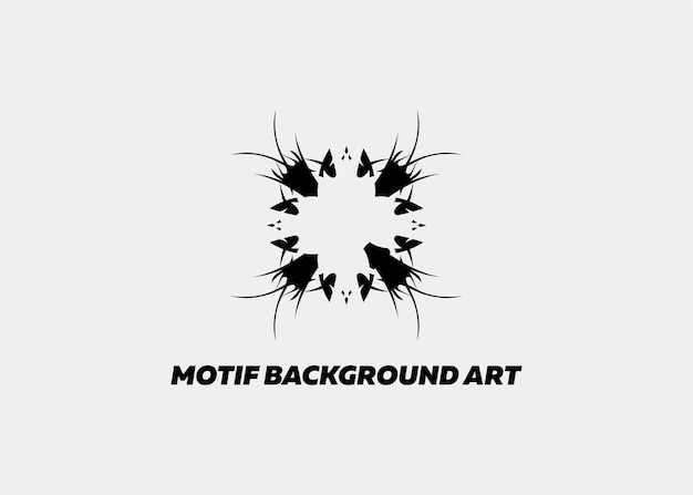 SYMETRIC MOTIF BACKGROUND ART ILLUSTRATION