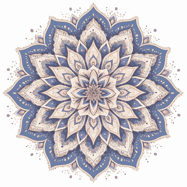 Symmetrical mandala designs with intricate details