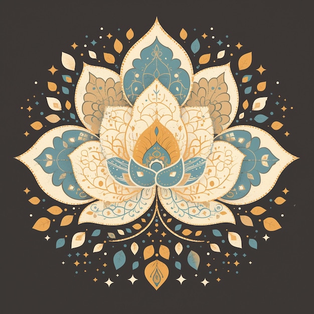 Symmetrical mandala designs with intricate details