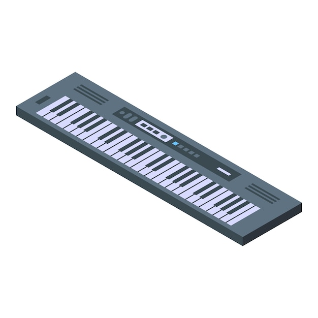 Synthesizer icon Isometric of synthesizer vector icon for web design isolated on white background