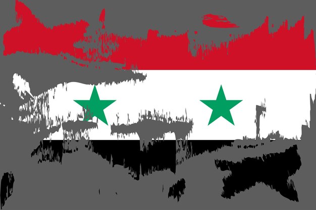 Syria flag vector 21