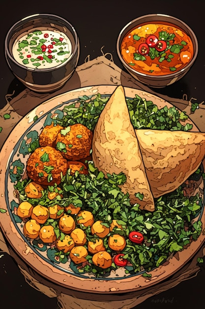 Syrian Falafel and Fried Chickpea Balls