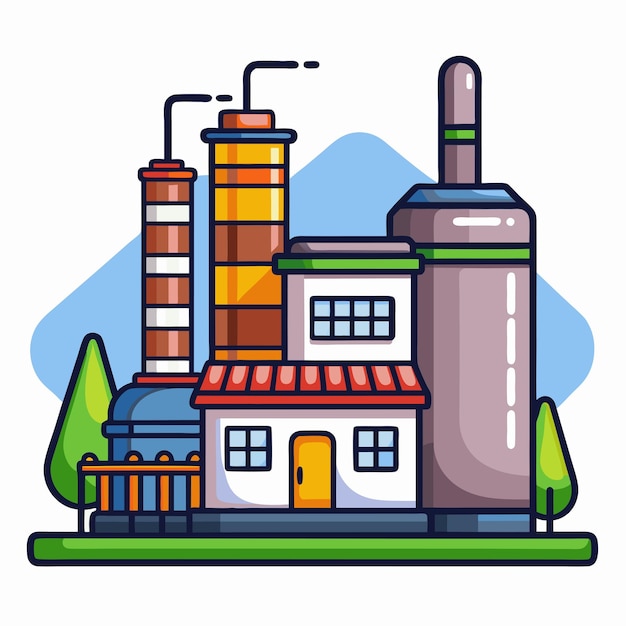 Syrup Factory Icon Design for Stock Art