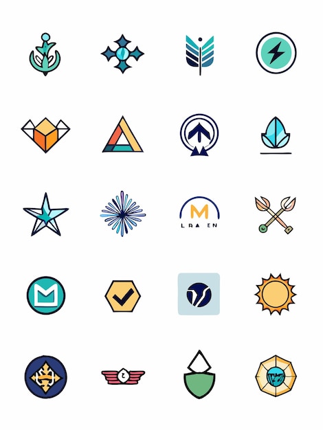 System Icons vector graphics illustration EPS source file format lossless scaling icon design