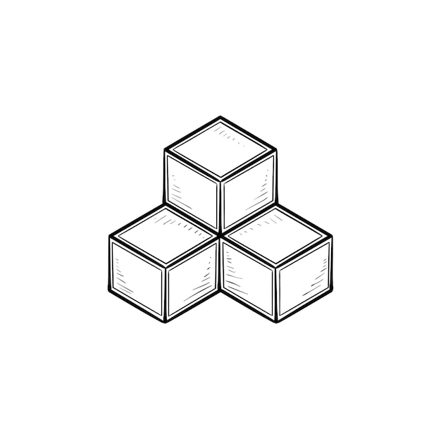 System part hand drawn outline doodle icon. System building, data architecture and and module concept