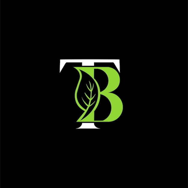 t and b initial logo