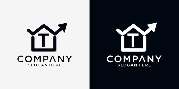 T Home finance logo design