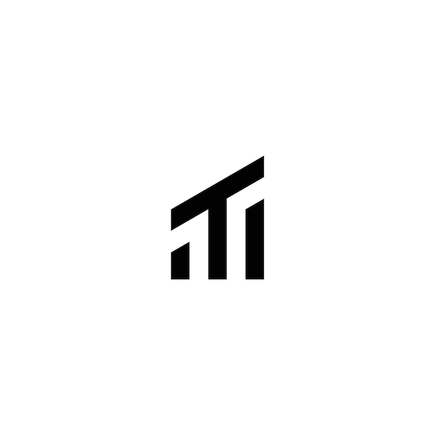 T initial real estate building logo vector concept