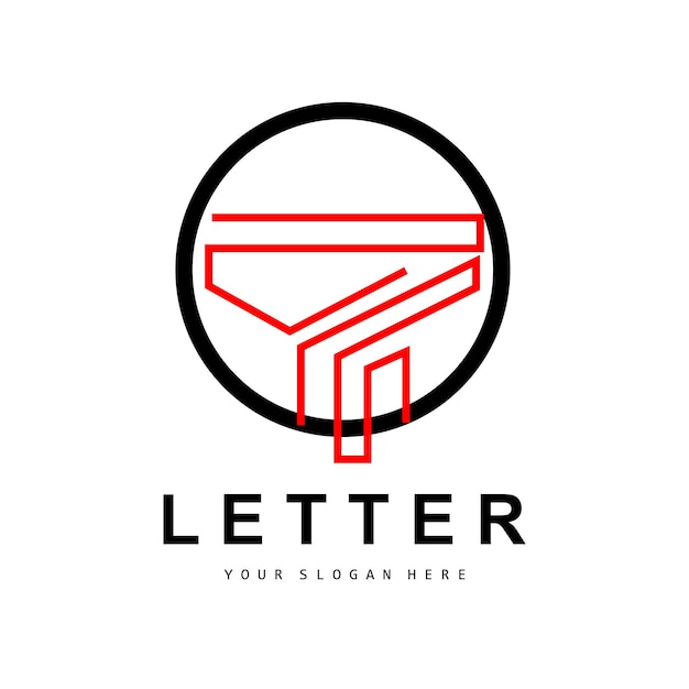 T Letter Logo Modern Letter Style Vector Design Suitable For Product Brands With T Letter