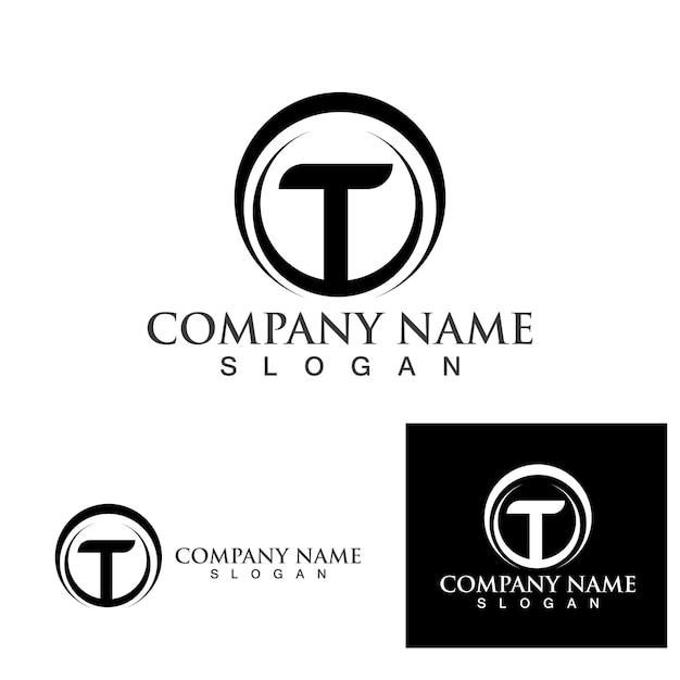 T letter logo and symbol vector