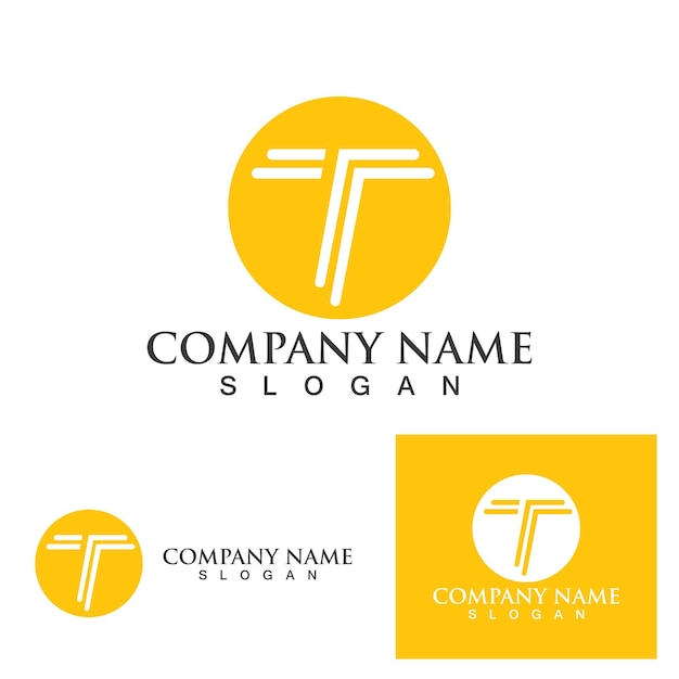 T letter logo and symbol vector