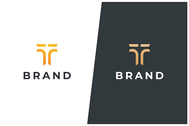 T Letter Vector Monogram Logo Concept Design