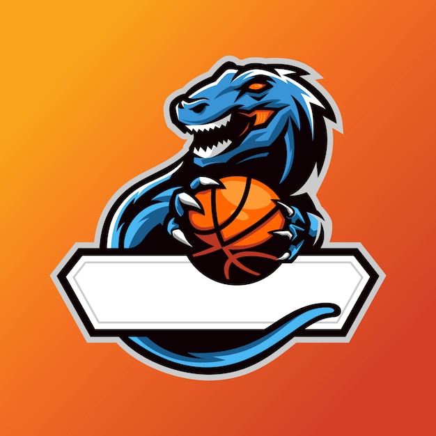 T-rex bring basketball esport logo msacot