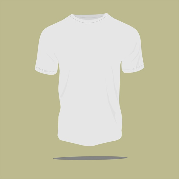 T shirt blank design vector mockup