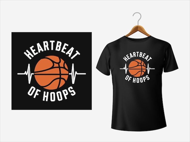 Vector t shirt design for basket ball lover