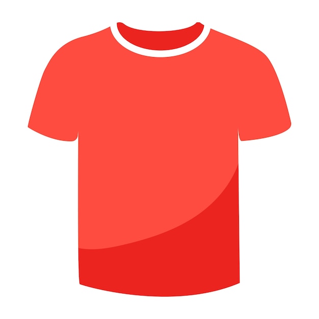 T shirt flat icon design 