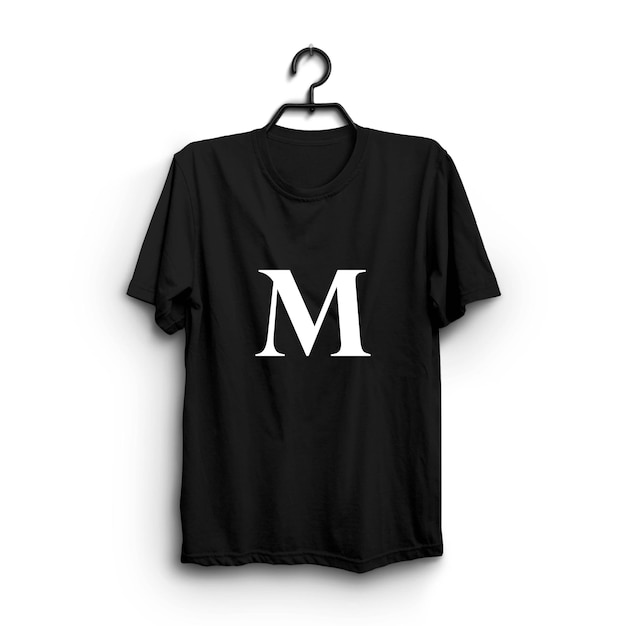 Vector t shirt mockup black