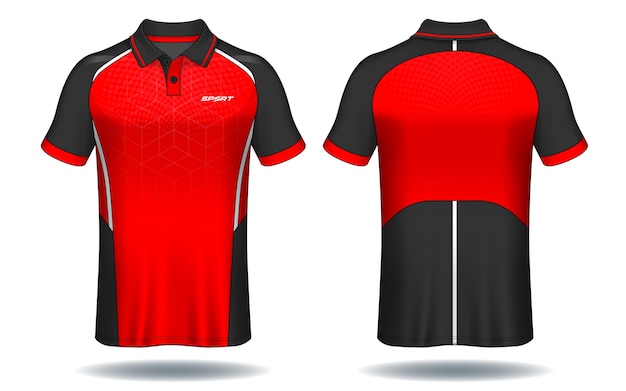 T-shirt polo design, sport jersey template.