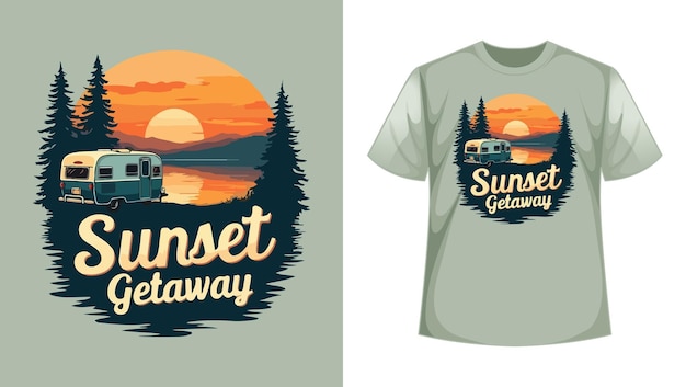 a t shirt that says sunset on it