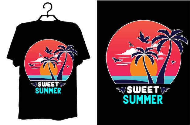 A t - shirt that says sweet summer on it