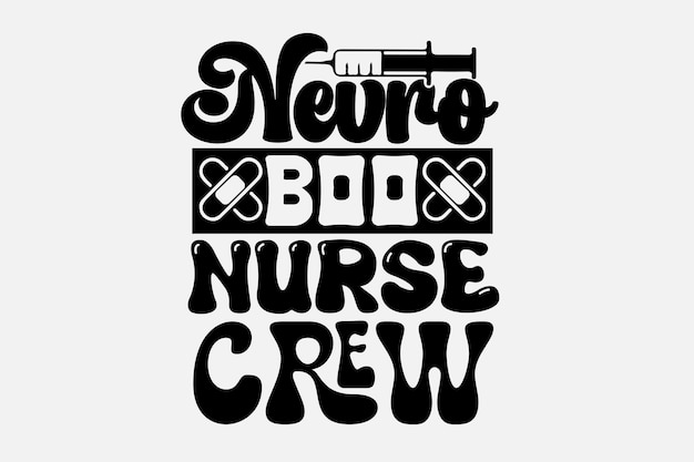 A t - shirt with the title nemo bob nurse crew.