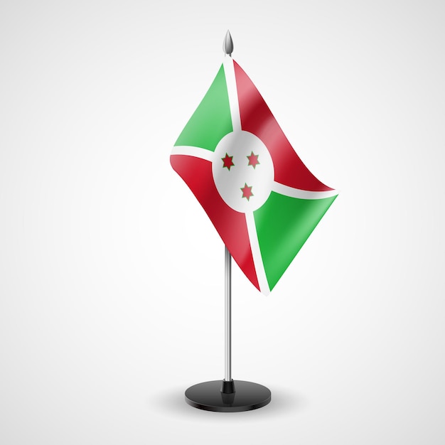 Table flag of Burundi