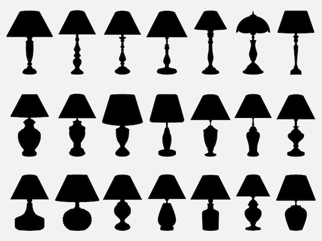 Table Lamp Light Silhouette