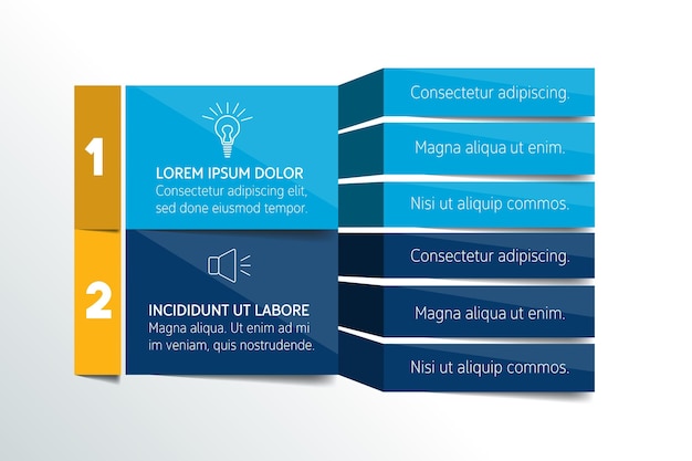 Table schedule design template with 3 row Vector banner