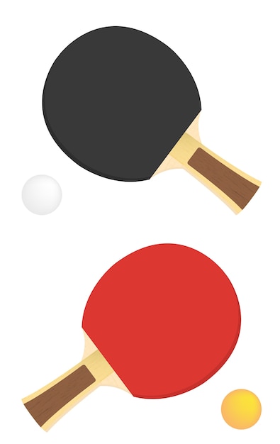 a table tennis vector