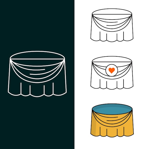 Table Vector Icon Design