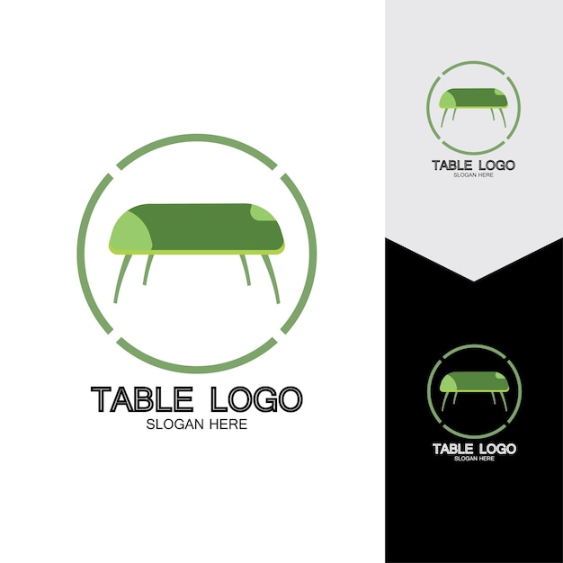 Table vector logo icon object background illustration