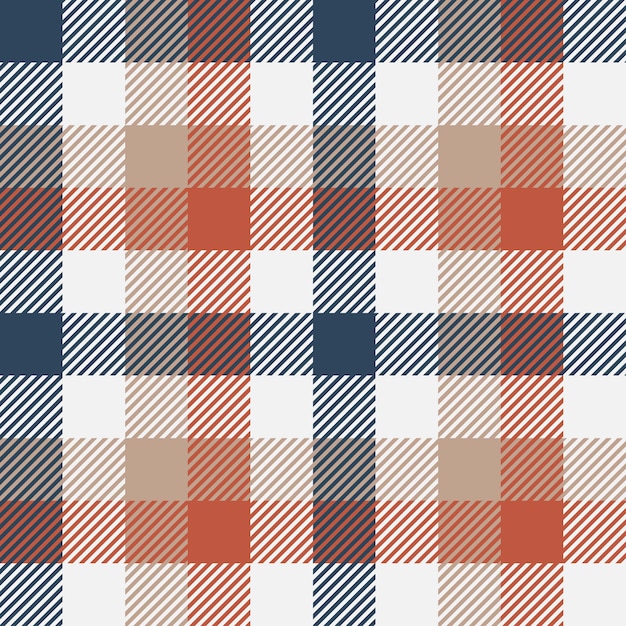 Tablecloth plaid check seamless pattern