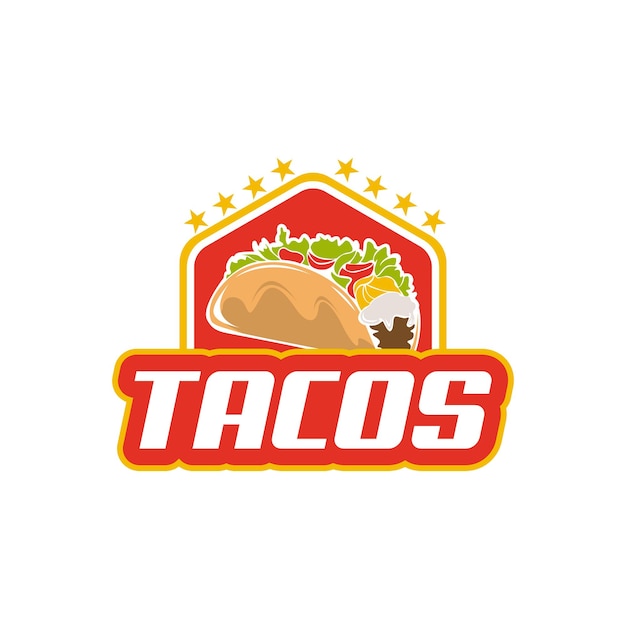 Vector taco logo design