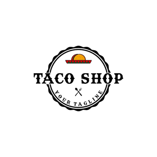 taco shop restaurant logo