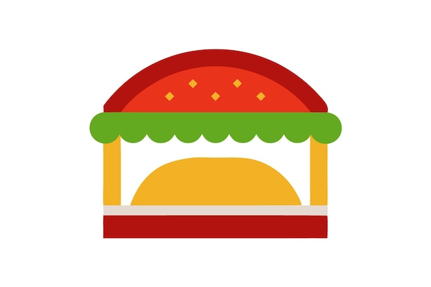 Taco Stand Logo Vibrant Vector Design for Street Food