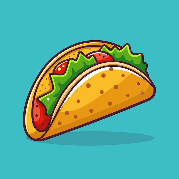 Vector tacos food vector artistic layout