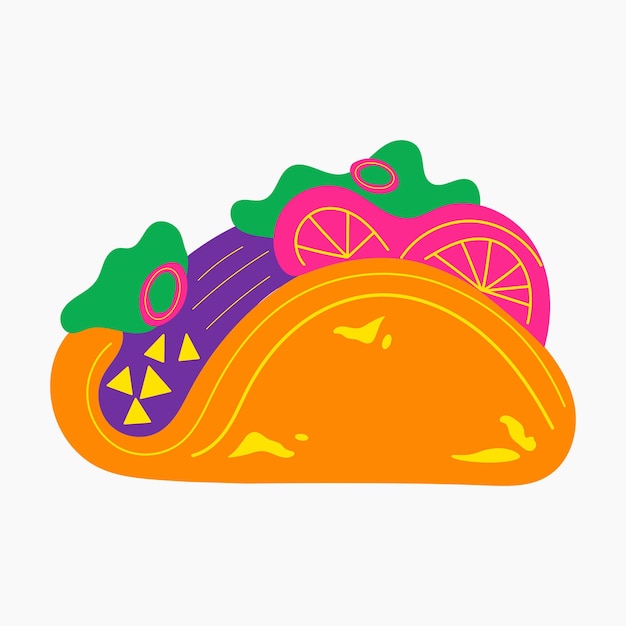 Tacos illustration element