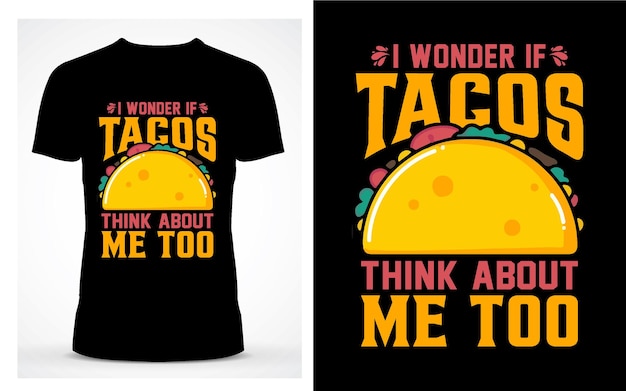 Vector tacos tshirt design typography and vector graphics