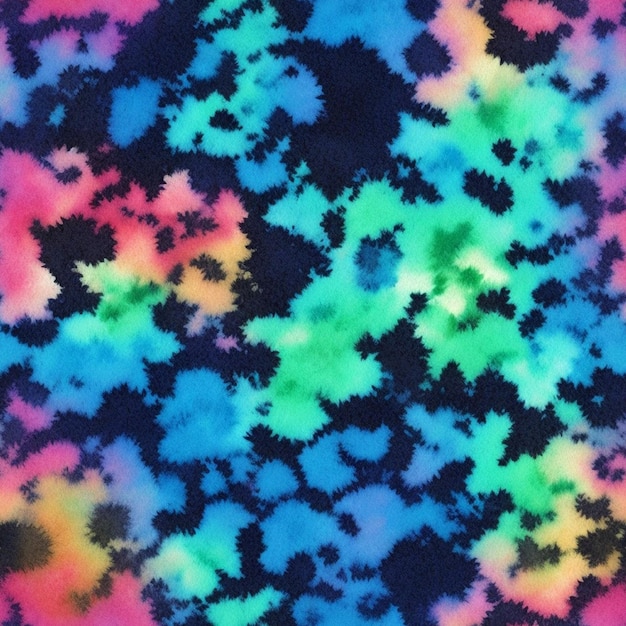 Tai dye seamless pattern abstract tie dye pattern