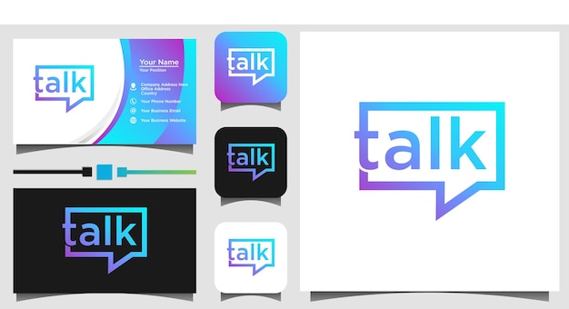 talk logo design